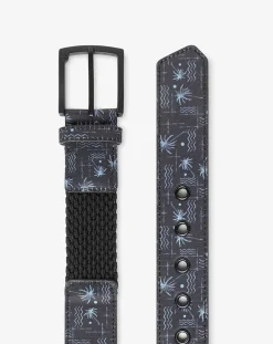 TravisMathew Belts>Palmwood Canvas Stretch Belt