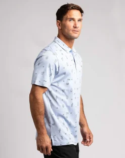 TravisMathew Polos>Panning For Gold Polo