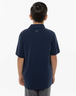 TravisMathew Youth Tops>Pier Runner Youth Polo