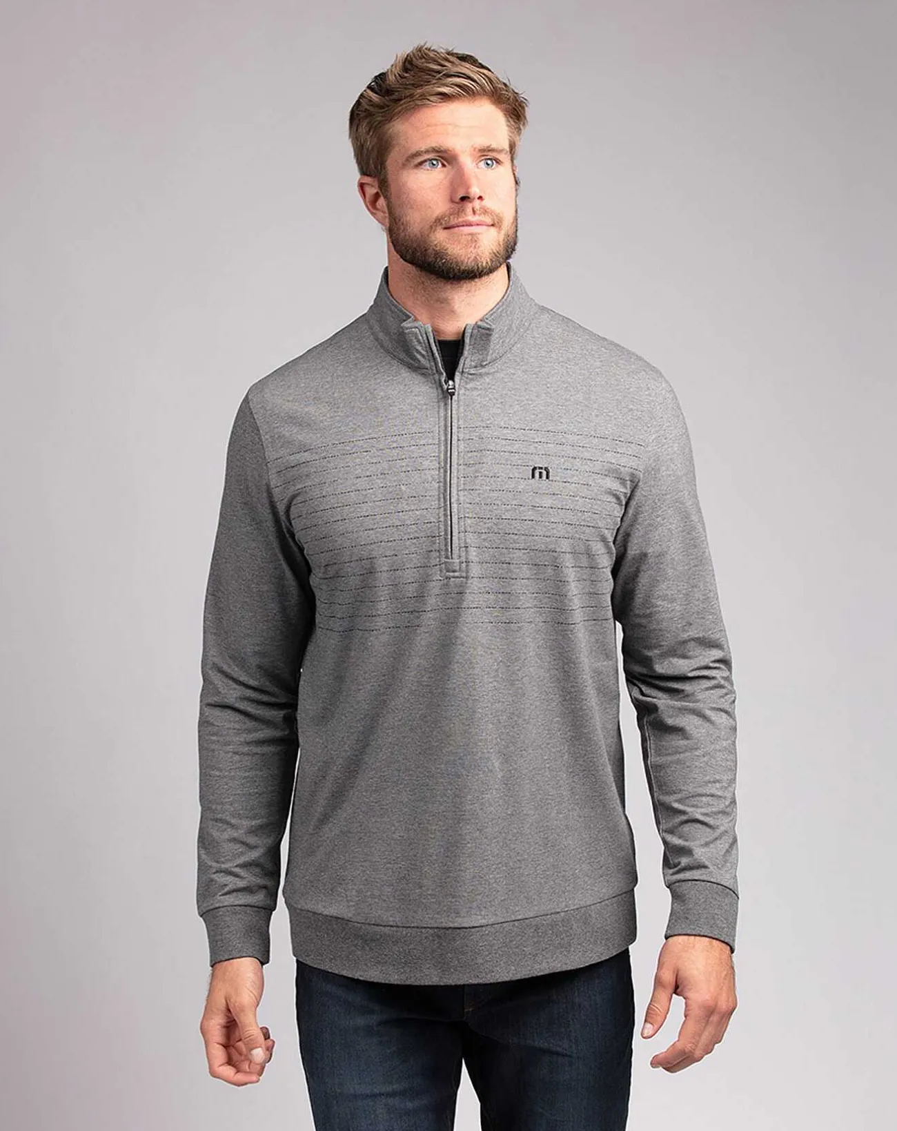 TravisMathew Quarter Zips>Quarterback Sneak Quarter Zip