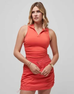 TravisMathew Polos>Salt Air, Don'T Care Moveknit Sleeveless Polo