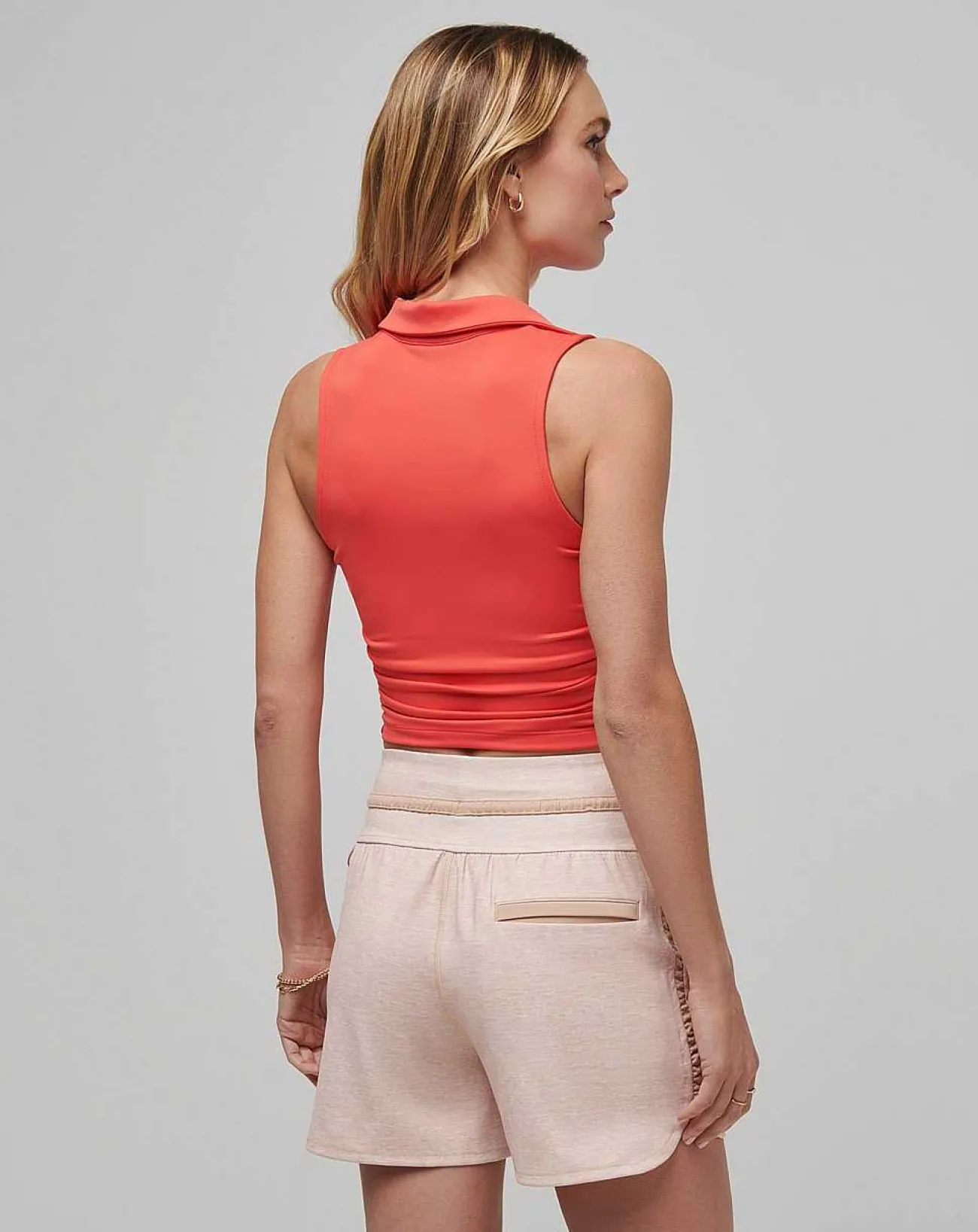TravisMathew Polos>Salt Air, Don'T Care Moveknit Sleeveless Polo