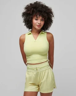 TravisMathew Polos>Salt Air, Don'T Care Moveknit Sleeveless Polo