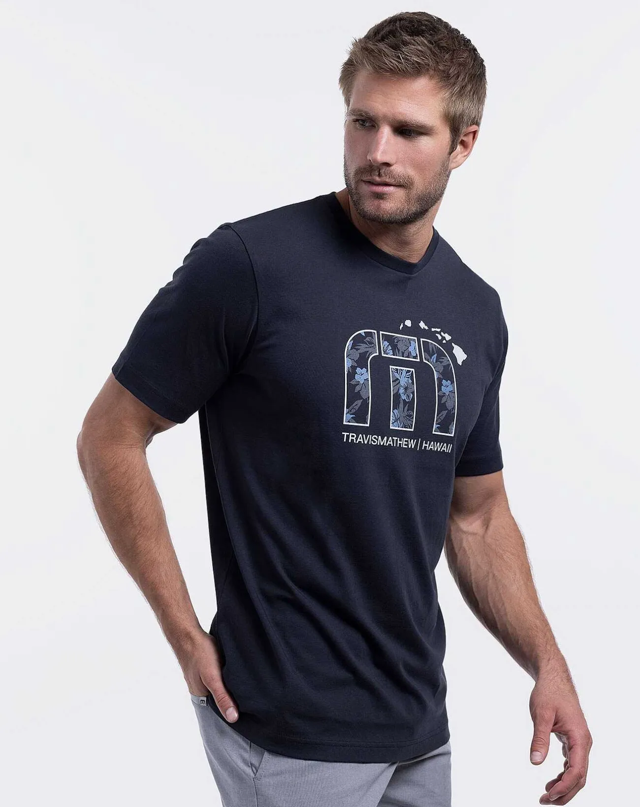 TravisMathew Tees>Satellite Photo Tee