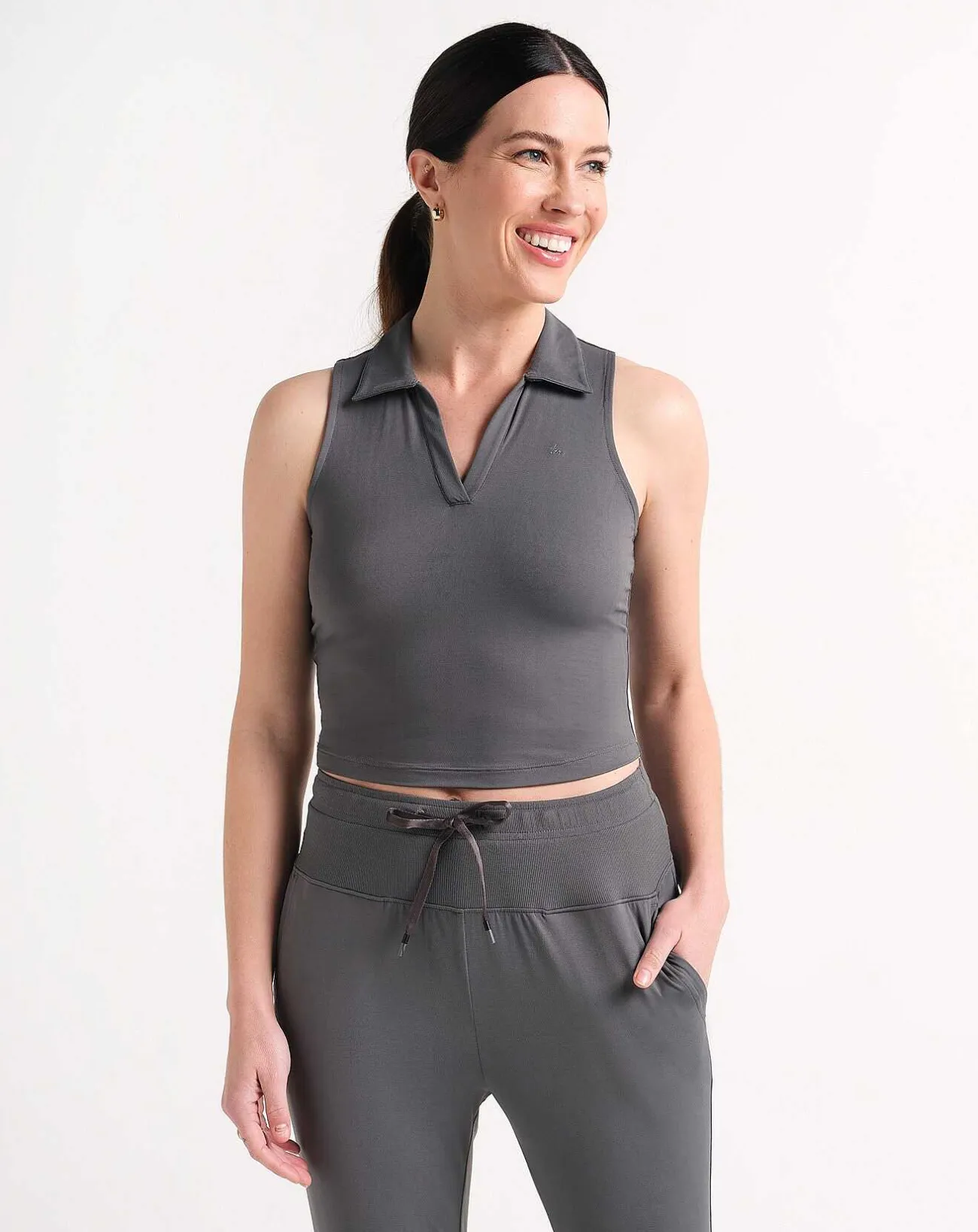 TravisMathew Polos>Scene Change Crop Polo