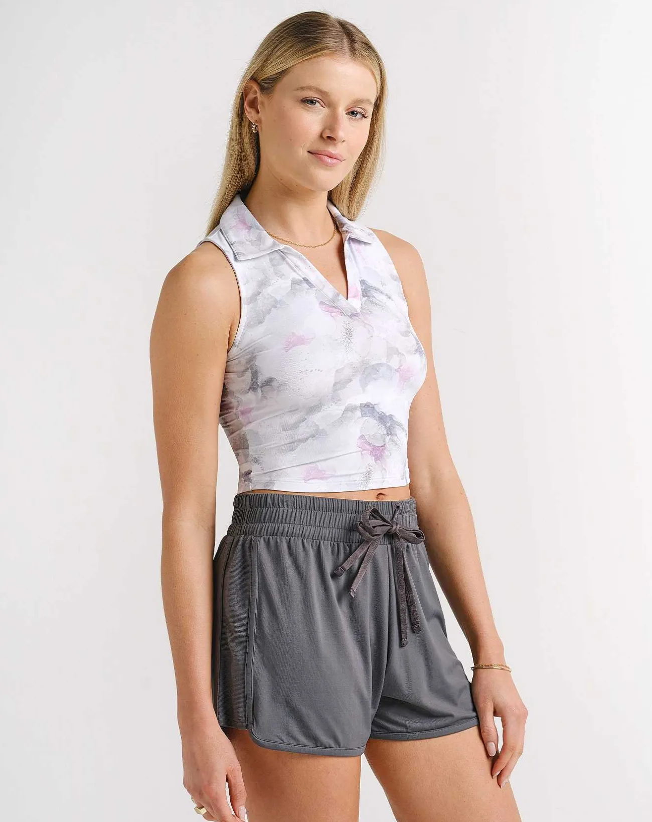TravisMathew Polos>Scene Change Crop Polo