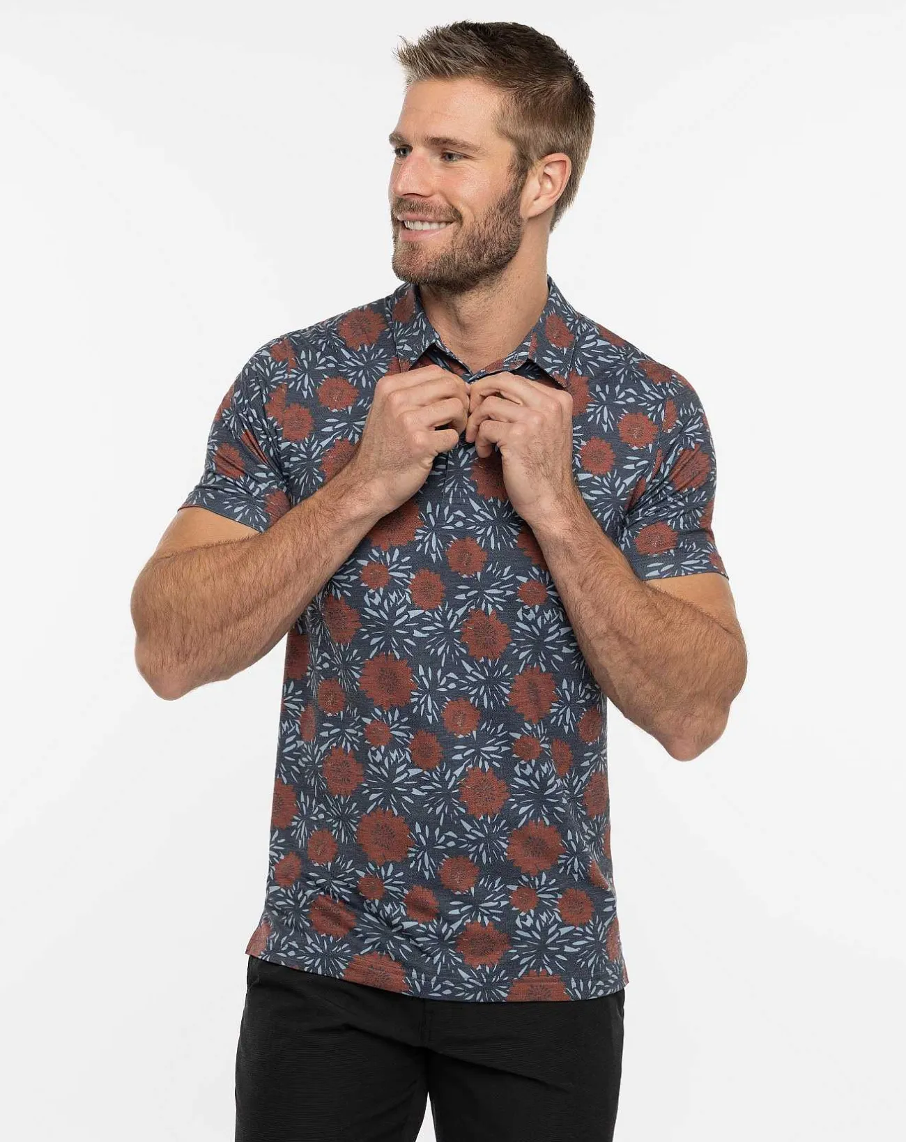 TravisMathew Polos>Scenic Pass Polo