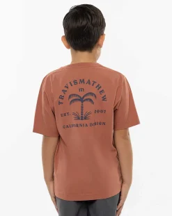 TravisMathew Youth Tops>Shock And Awe Youth Tee