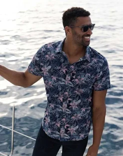 TravisMathew Button-Ups>Shoot The Channel Button-Up