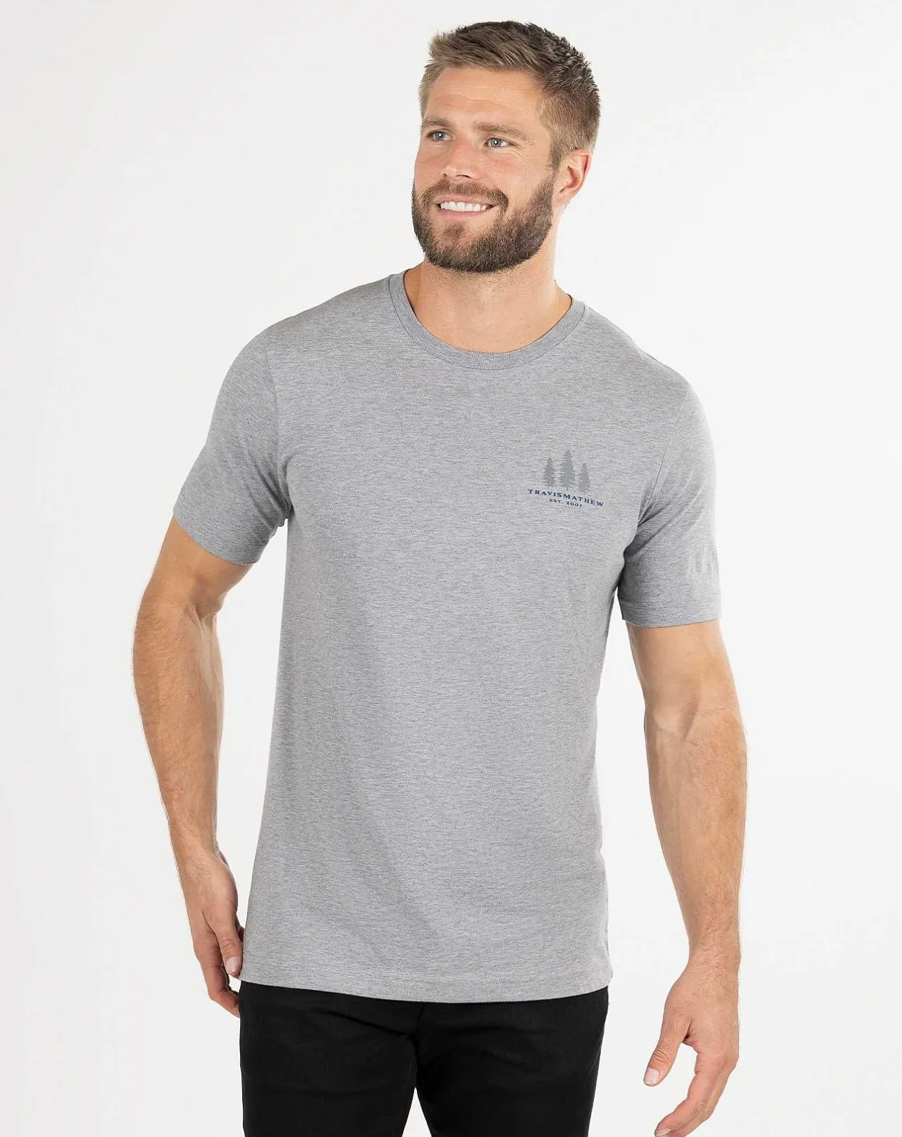 TravisMathew Tees>Snow Sky Tee