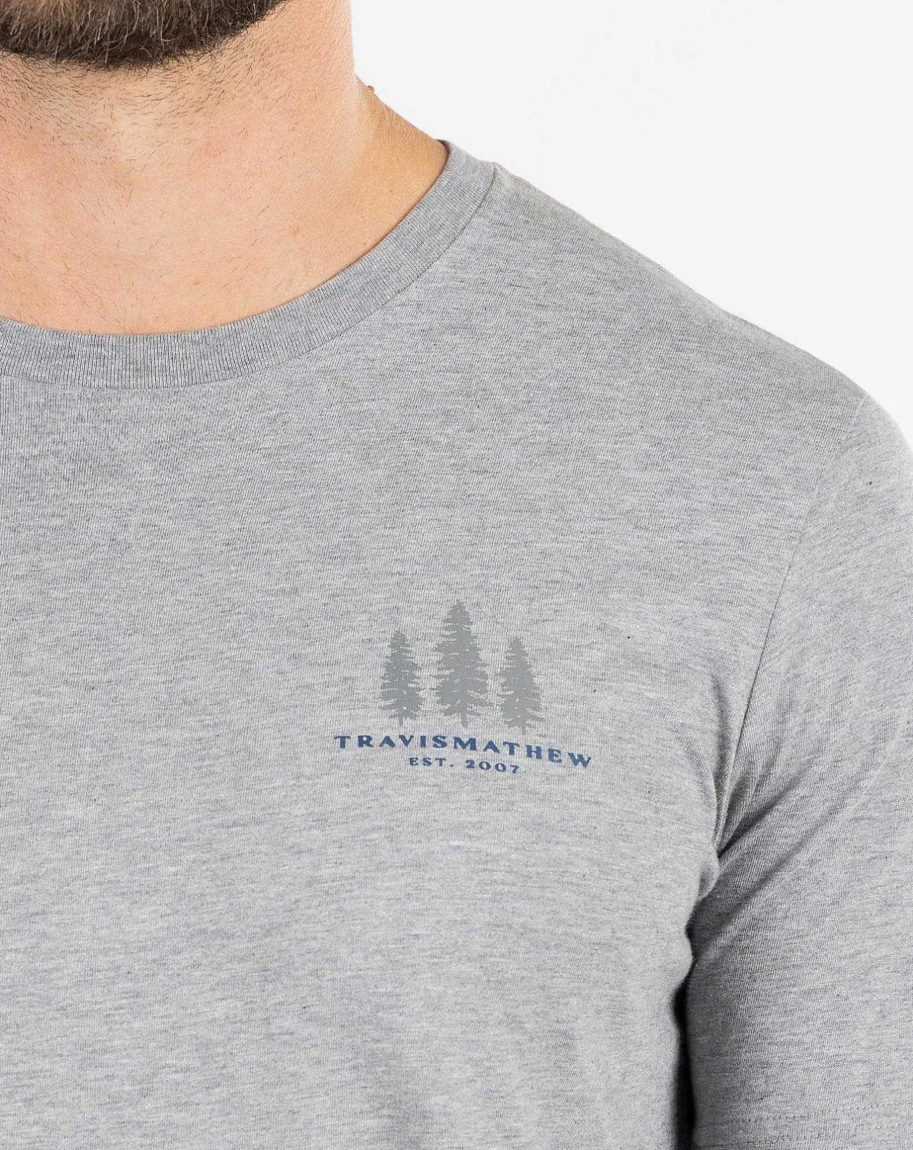 TravisMathew Tees>Snow Sky Tee