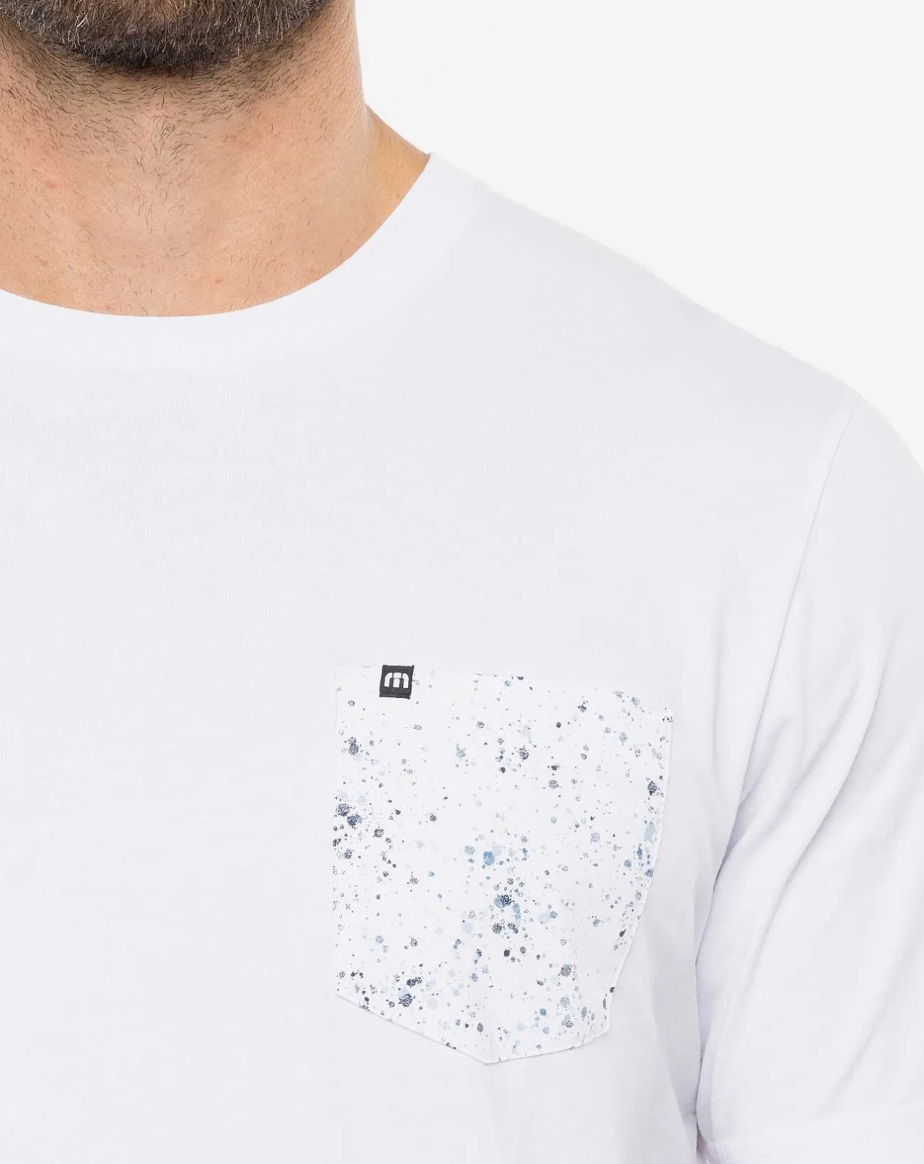 TravisMathew Tees>Splatter Pocket Tee