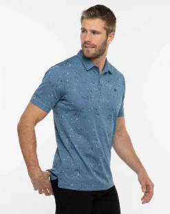 TravisMathew Polos>Splatter Print Polo