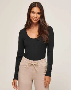TravisMathew Shirts & Tops>Sun Season Cloud Ribbed Top