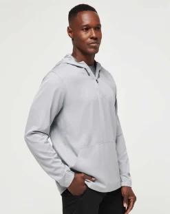 TravisMathew Quarter Zips>Tech Hoodie Quarter Zip