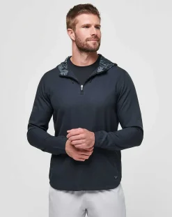 TravisMathew Quarter Zips>Tech Hoodie Quarter Zip