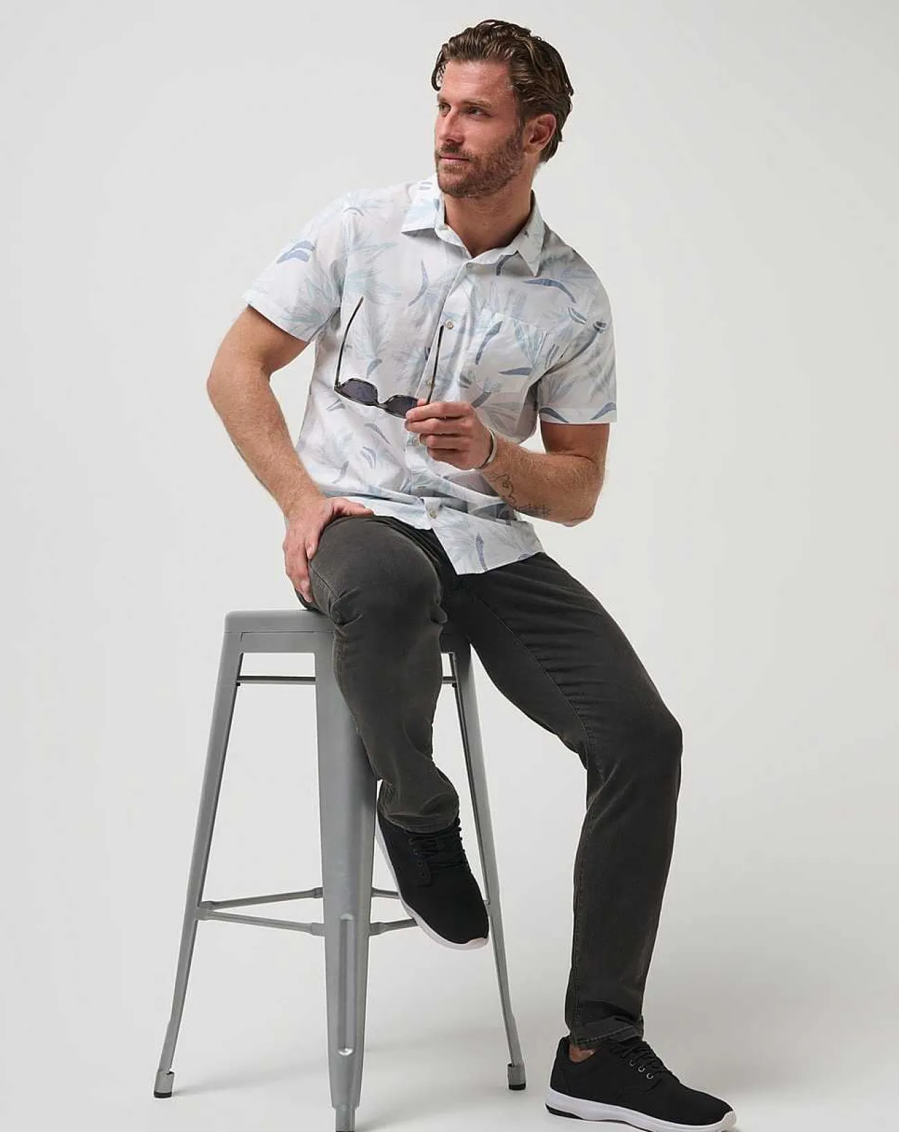 TravisMathew Button-Ups>The Thick Of It Button-Up