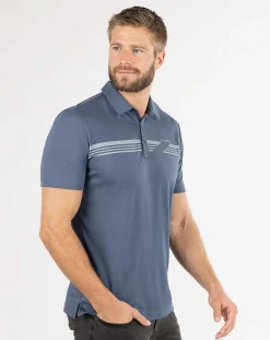 TravisMathew Polos>Three Hills Polo