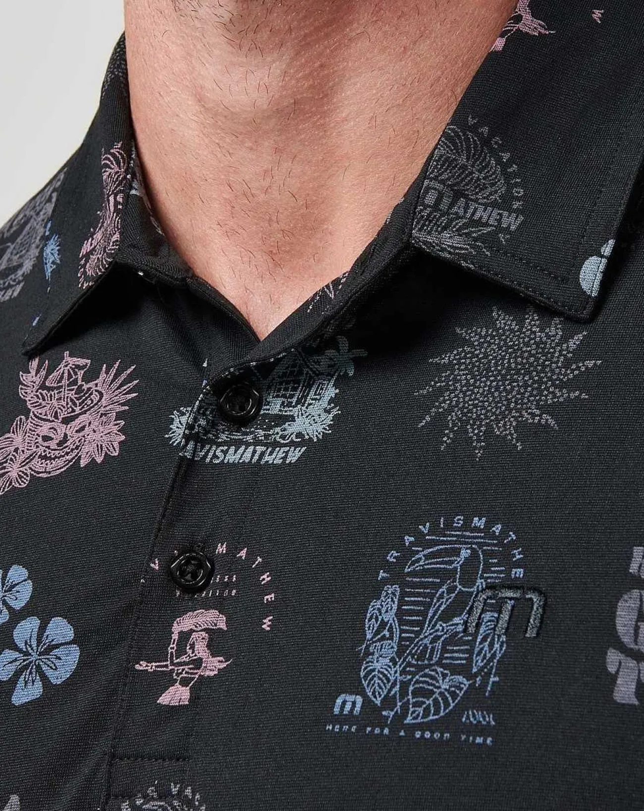 TravisMathew Polos>Tourist Season Polo