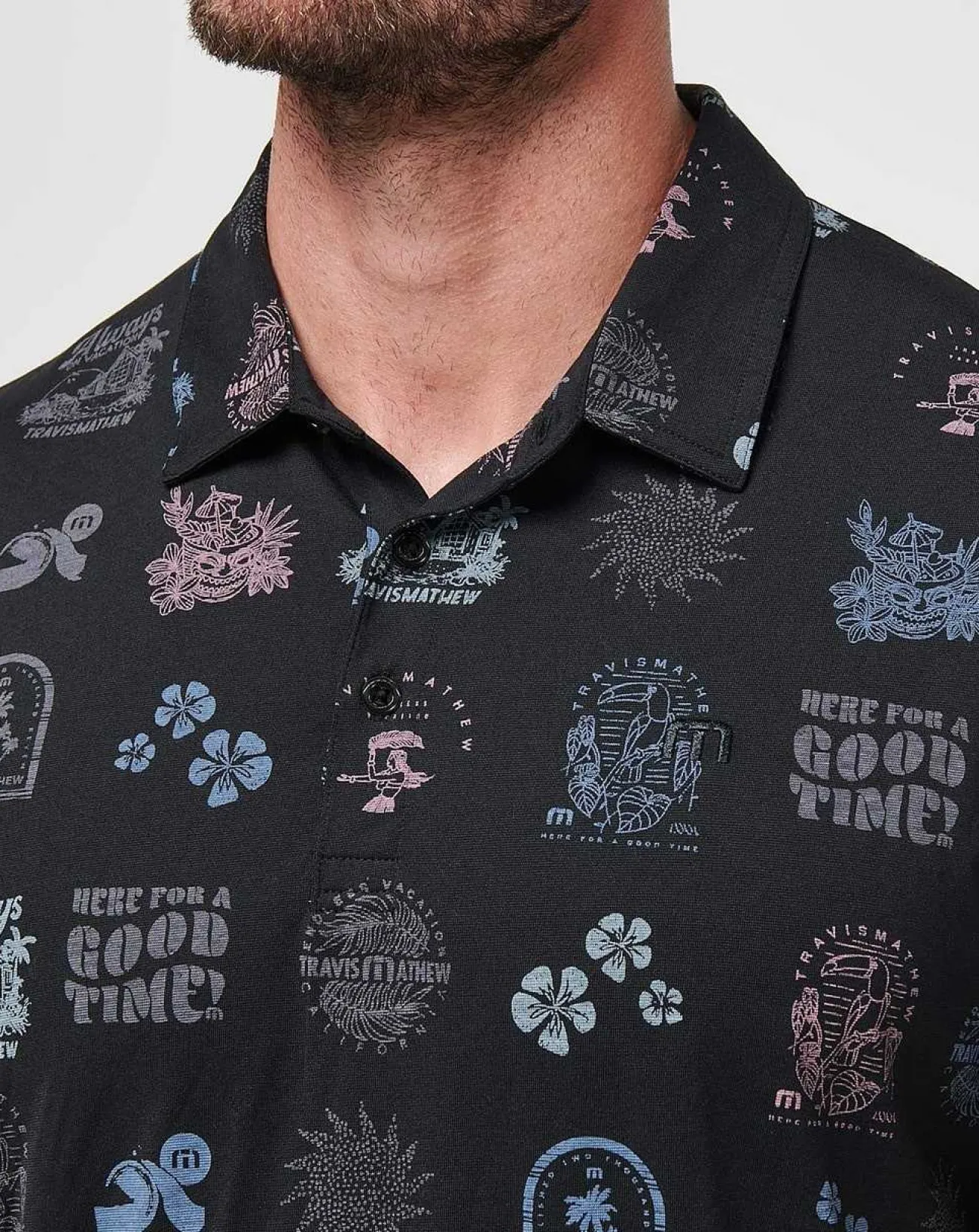 TravisMathew Polos>Tourist Season Polo