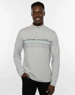 TravisMathew Quarter Zips>Twist Of Lime Quarter Zip