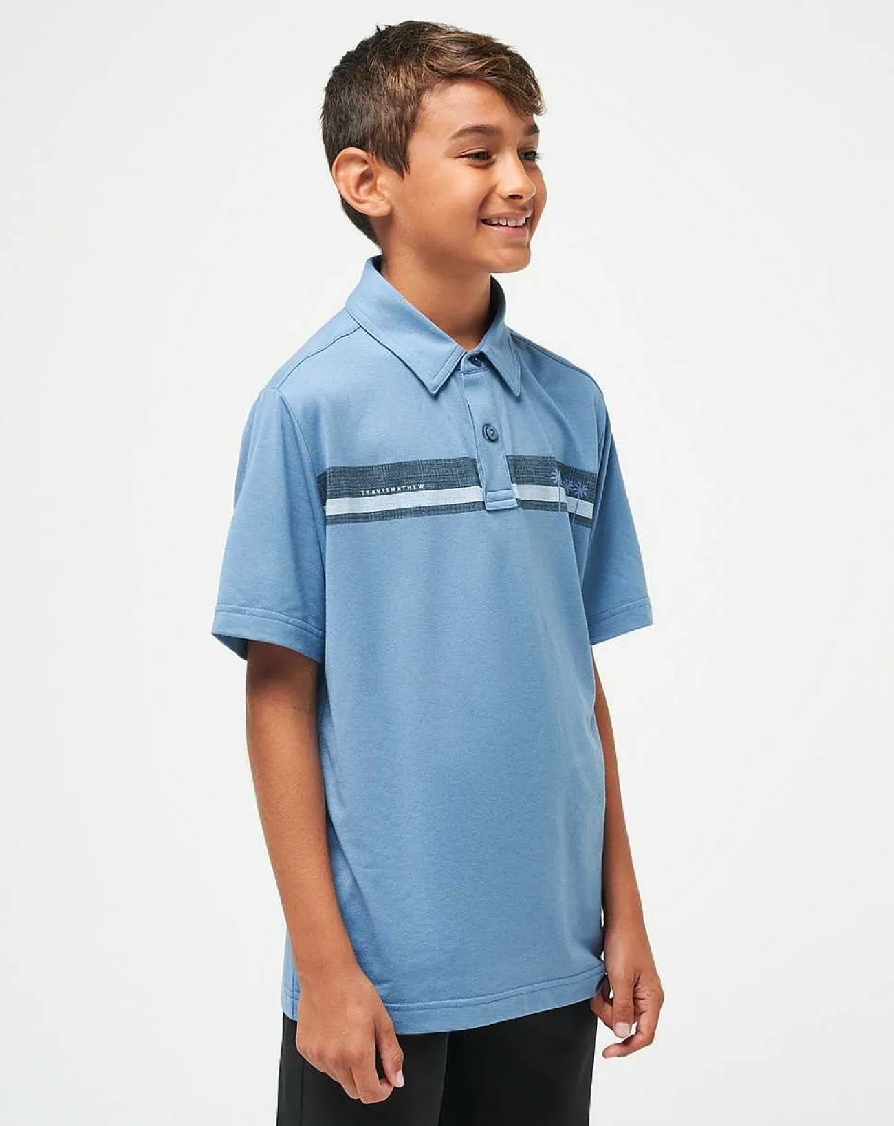 TravisMathew Youth Tops>Under A Palm Youth Polo