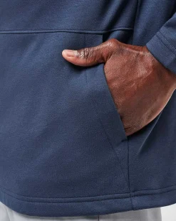 TravisMathew Quarter Zips>Upgraded Palm Hoodie Quarter Zip