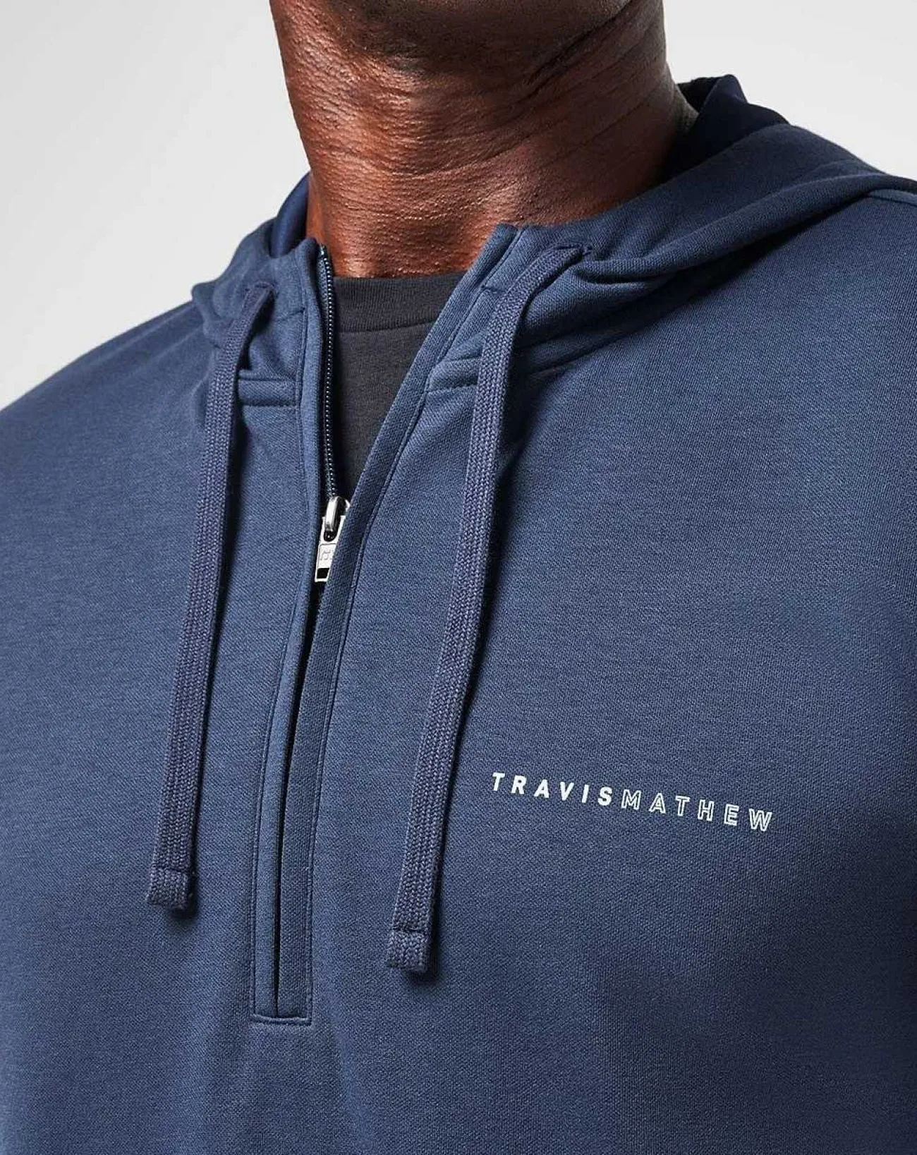 TravisMathew Quarter Zips>Upgraded Palm Hoodie Quarter Zip