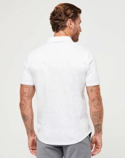 TravisMathew Polos>Warmer Tides Scoop Polo