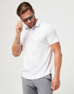 TravisMathew Polos>Warmer Tides Scoop Polo