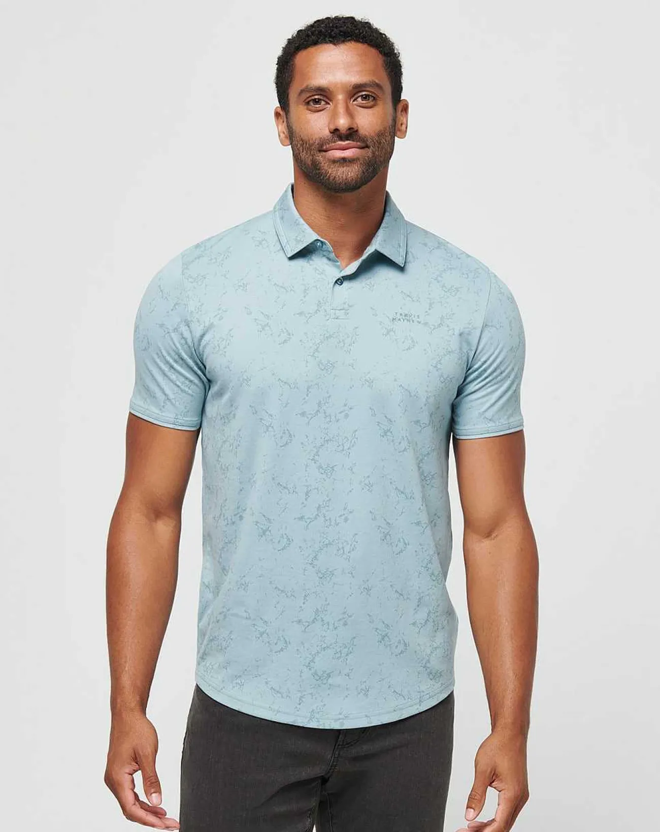 TravisMathew Polos>Warmer Tides Scoop Polo