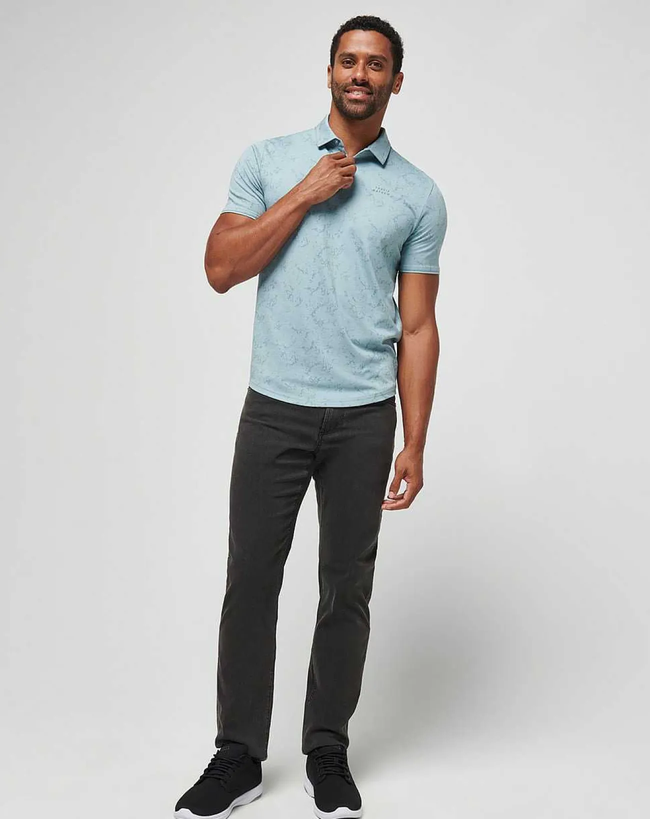 TravisMathew Polos>Warmer Tides Scoop Polo