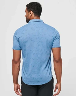 TravisMathew Polos>Warmer Tides Scoop Polo
