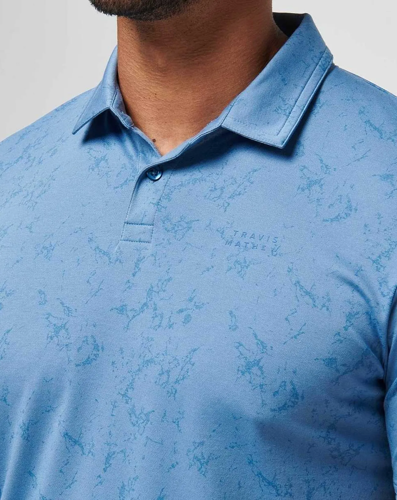 TravisMathew Polos>Warmer Tides Scoop Polo