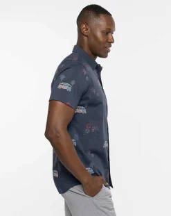 TravisMathew Button-Ups>What Goes Up Button-Up